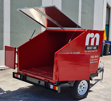 3 Cubic Metre Mobile Skip Bin