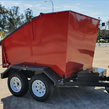 4 Cubic Metre Mobile Skip Bin